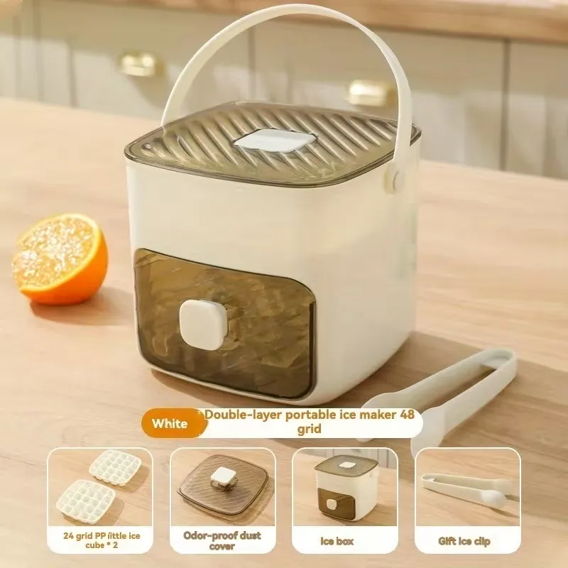 Ice box in use